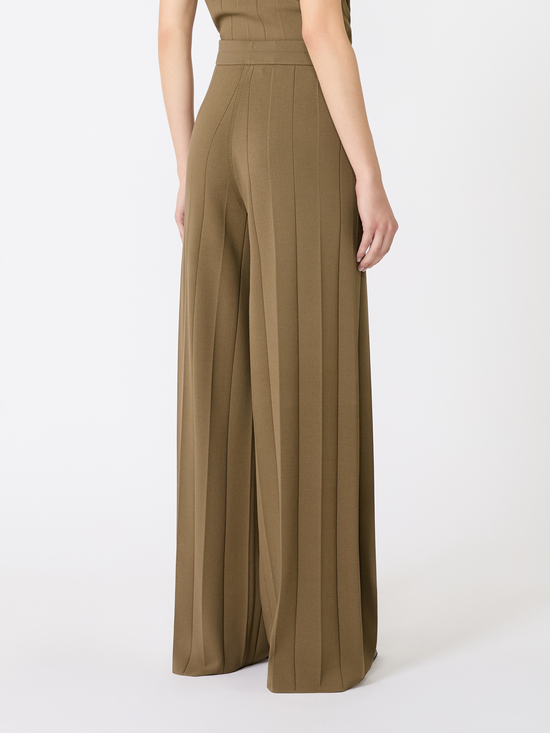 LAMA Viscose crêpe yarn trousers - 4