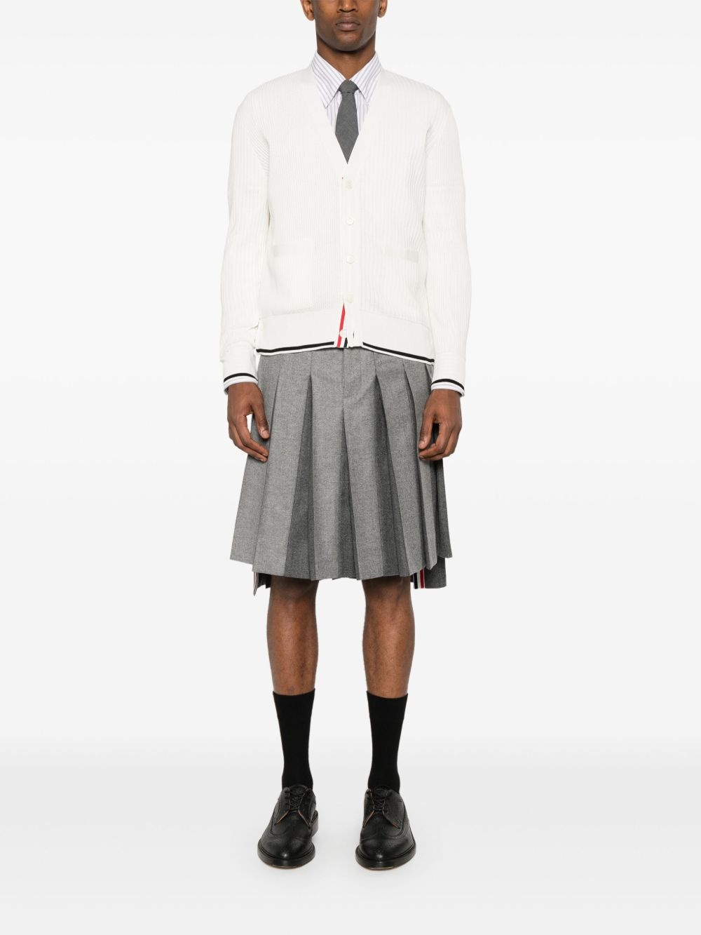 4-Bar open-knit cardigan - 2