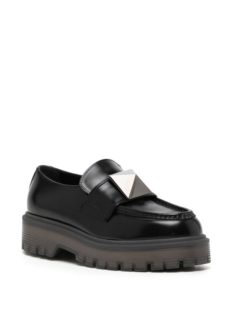 Valentino One Stud platform loafers outlook
