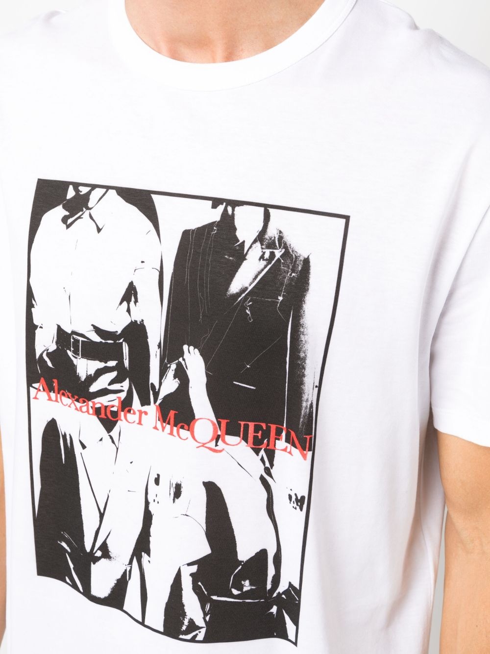 photograph-print cotton T-shirt - 5