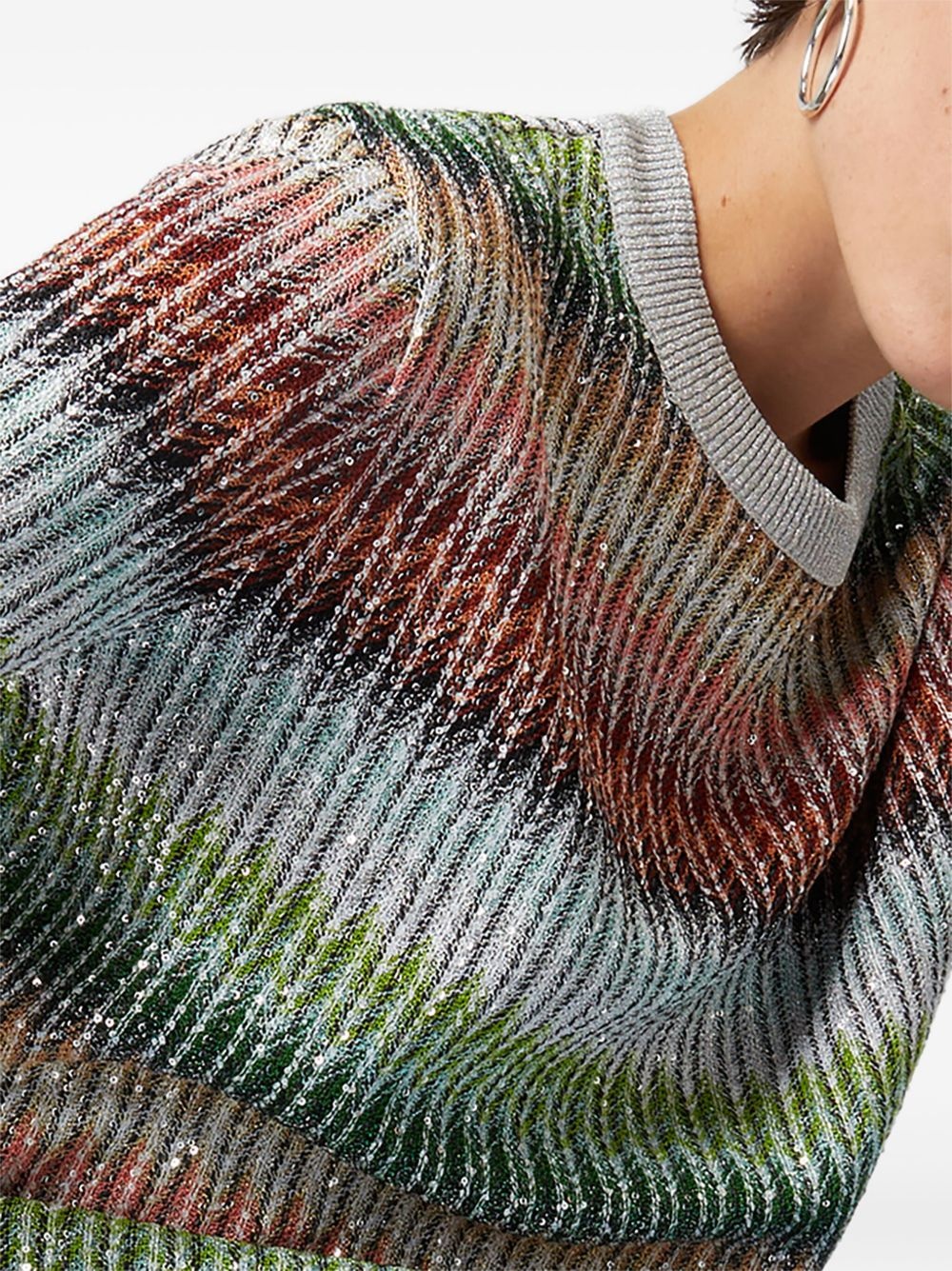 sequinned T-shirt - 4