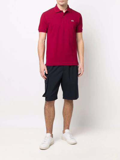 LACOSTE logo-patch polo shirt outlook