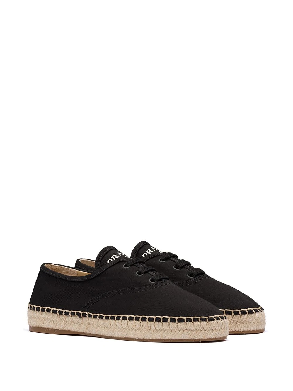 gabardine lace-up espadrilles - 2