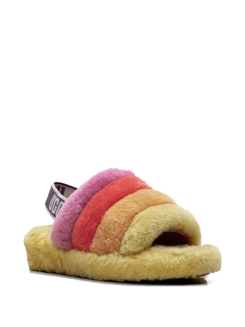 UGG rainbow strap shoes outlook