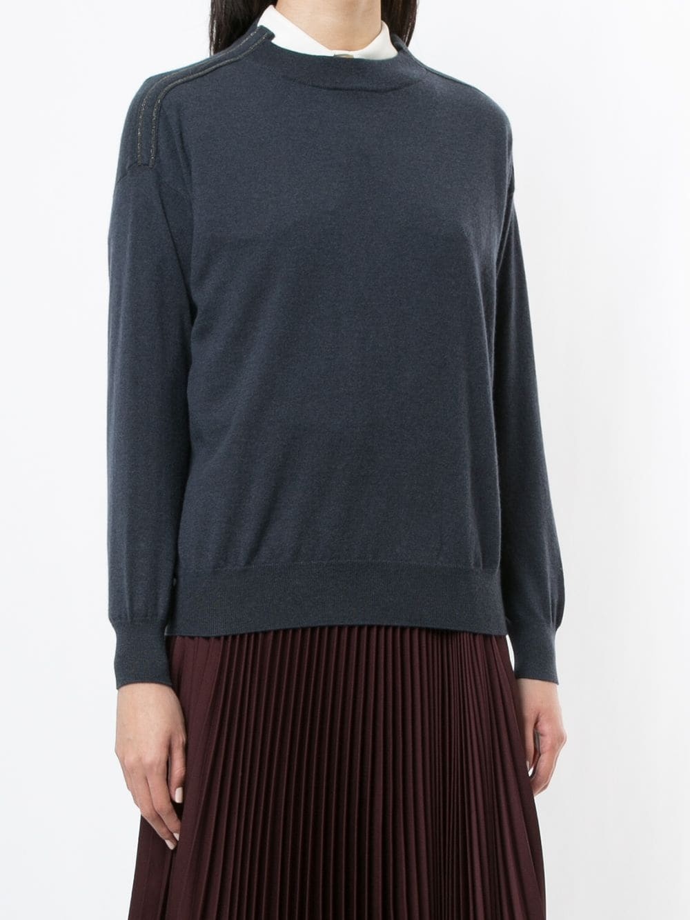 embellished cashmere jumper - 3