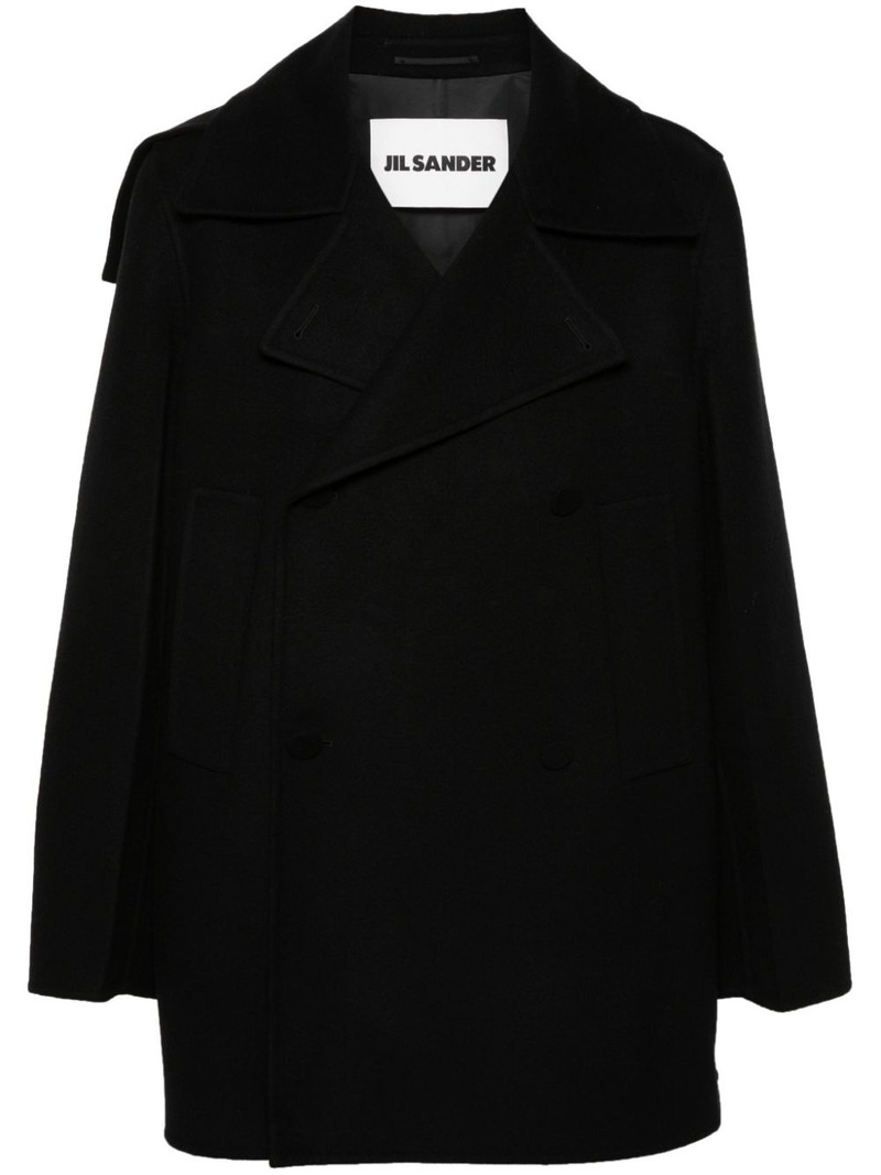 Wool Cashmere Blend Caban Coat 1
