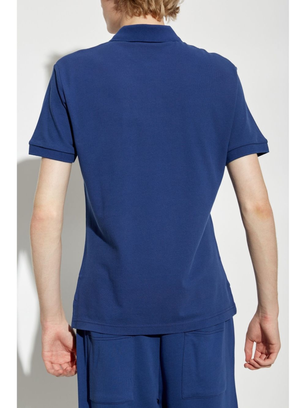 logo-plaque polo shirt - 4