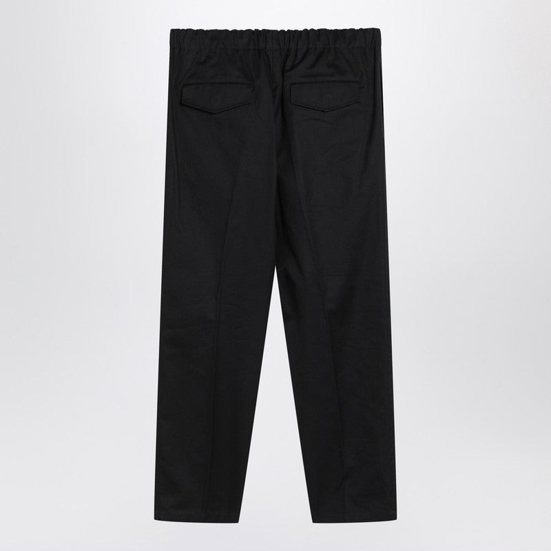 Jil Sander Navy Blue Cotton Pants Men - 2