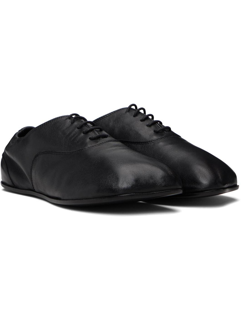 Black Leather Oxfords 4