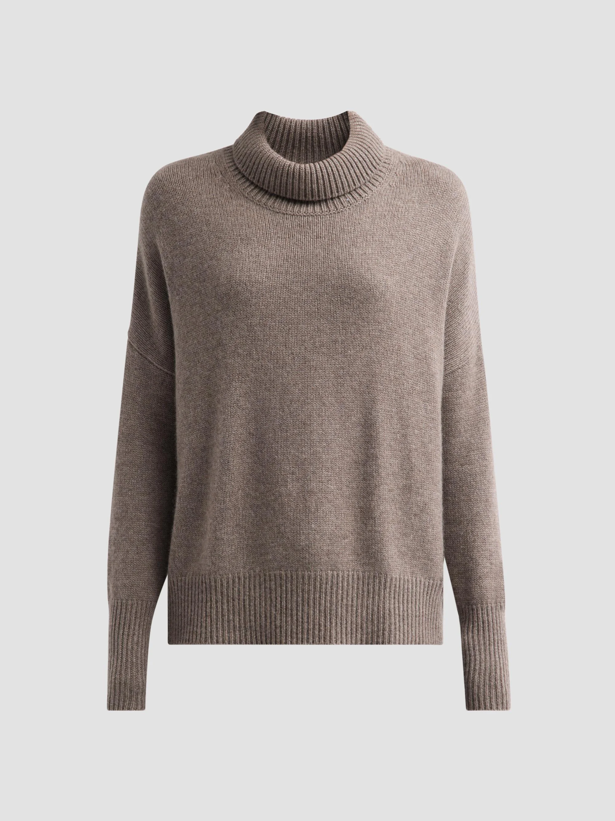 Women's Heidi Relaxed-Fit Cashmere Sweater - Truffle - 1