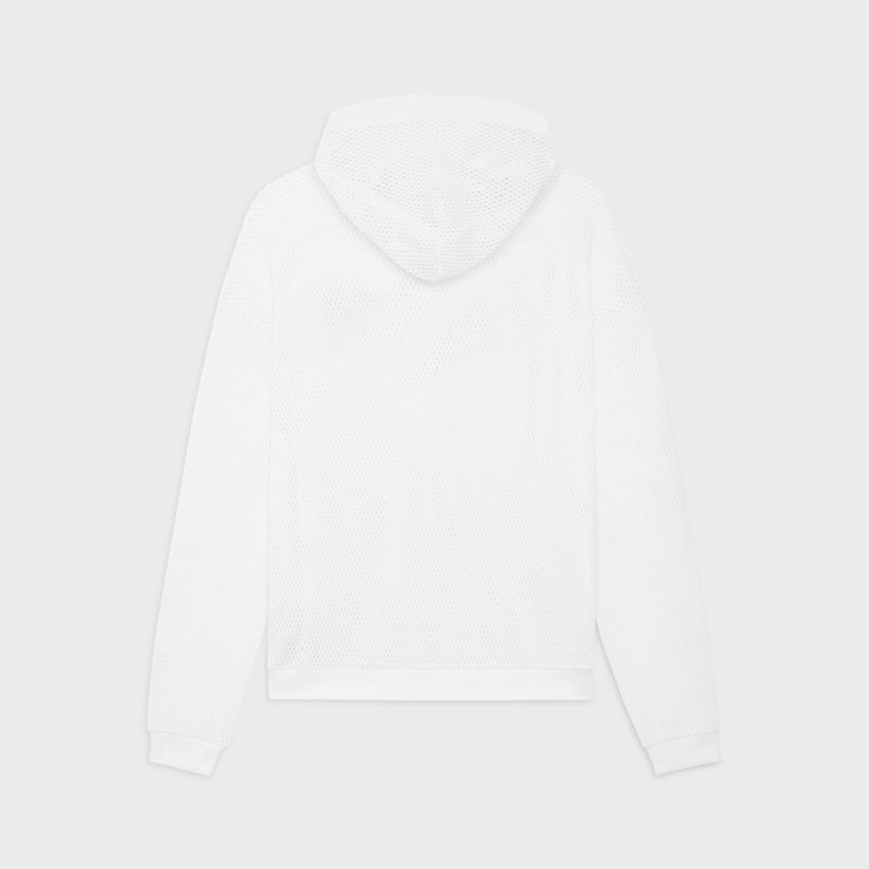 CELINE LOOSE CELINE HOODIE IN COTTON MESH outlook
