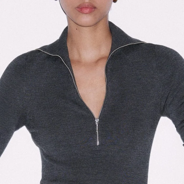 Half Zip Sweater - 1
