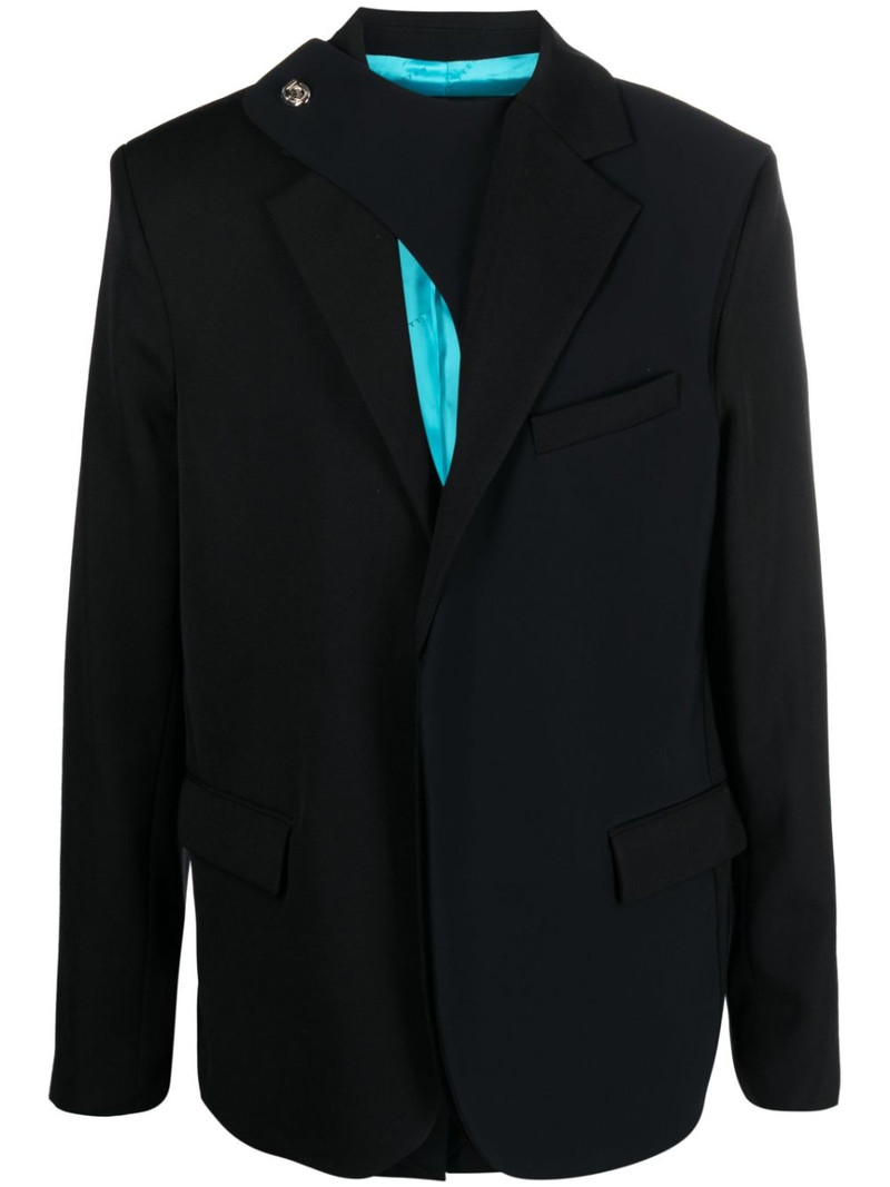 single-breasted virgin-wool blazer 1