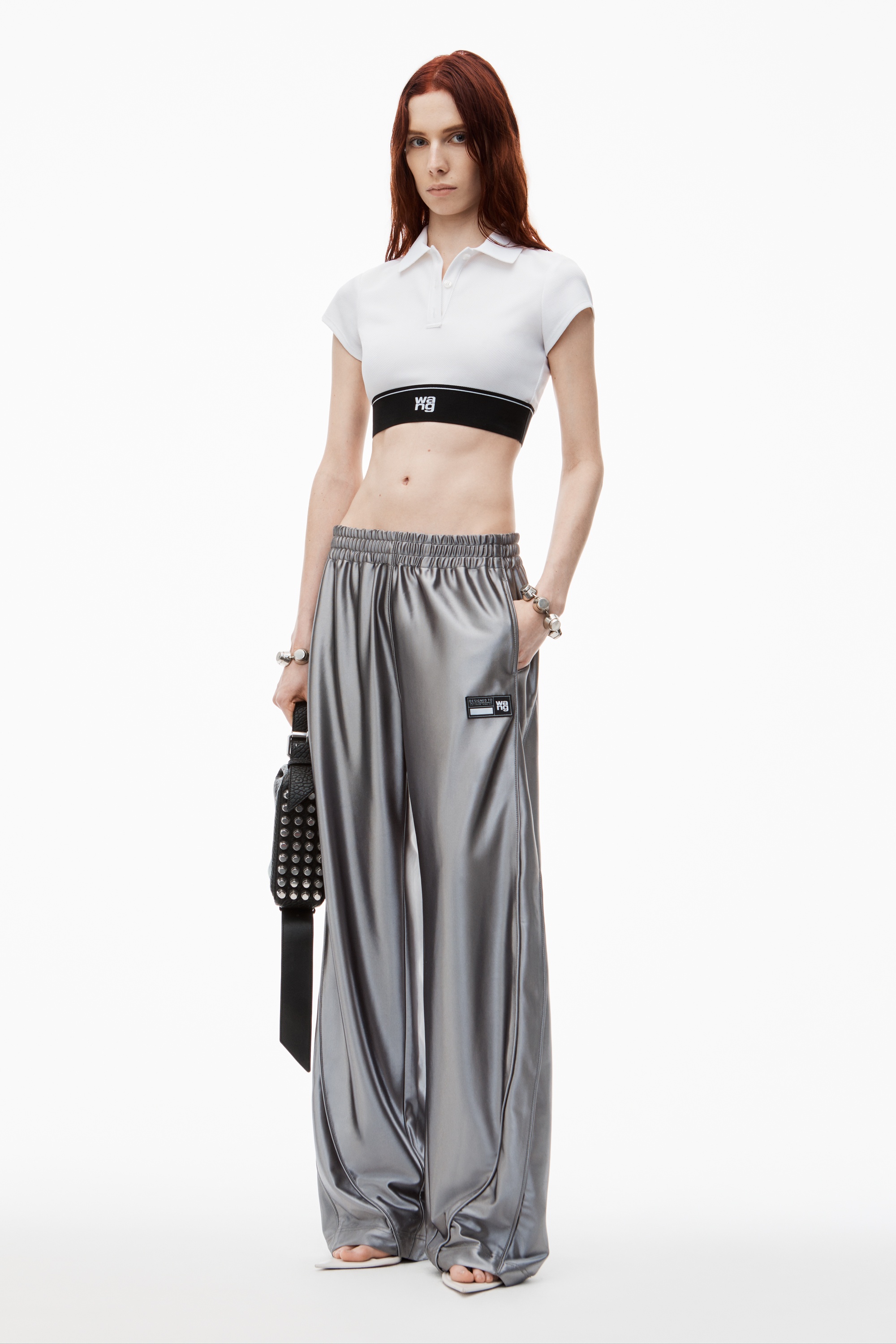 Logo Track Pant with Piping - 2