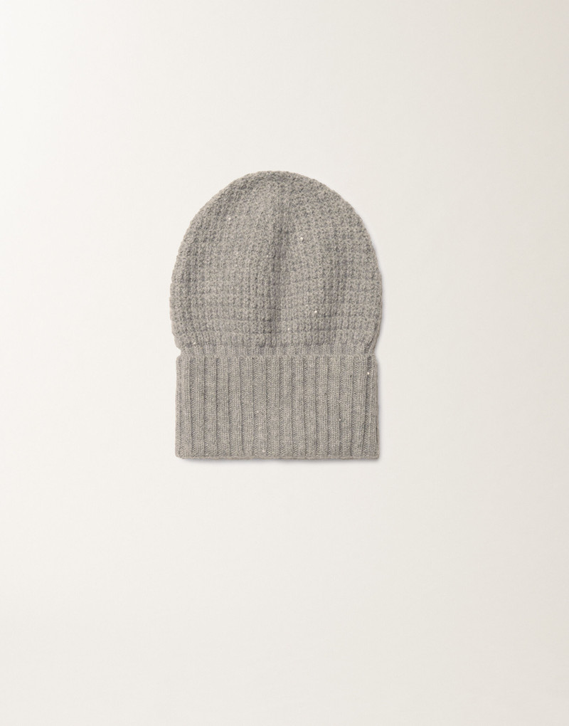 Wool and silk hat with sequins 1