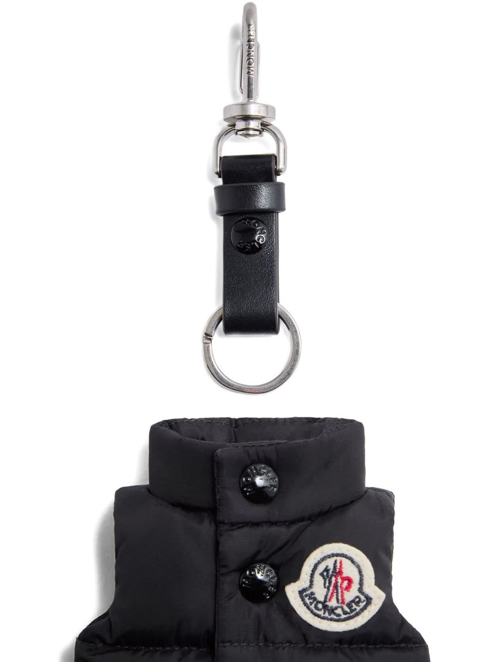 quilted vest keyring - 3