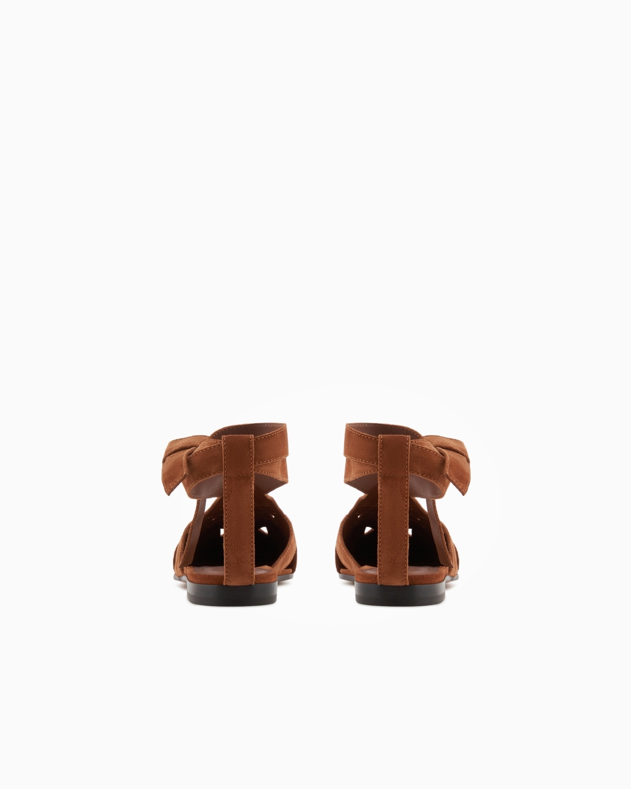 ICON SUEDE SANDALS WITH CUT-OUT AND STRAP - 4