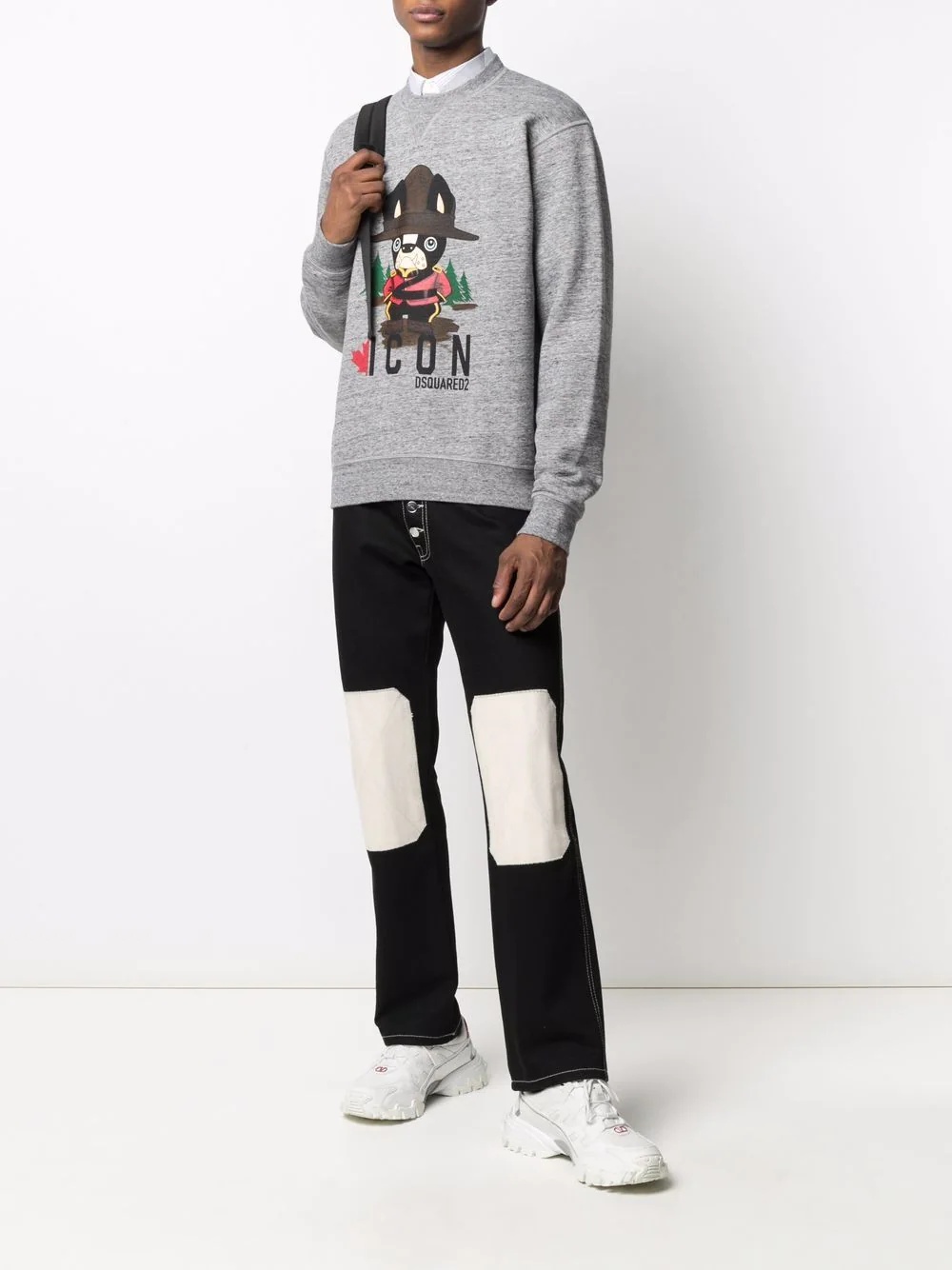 graphic-print cotton sweatshirt - 2