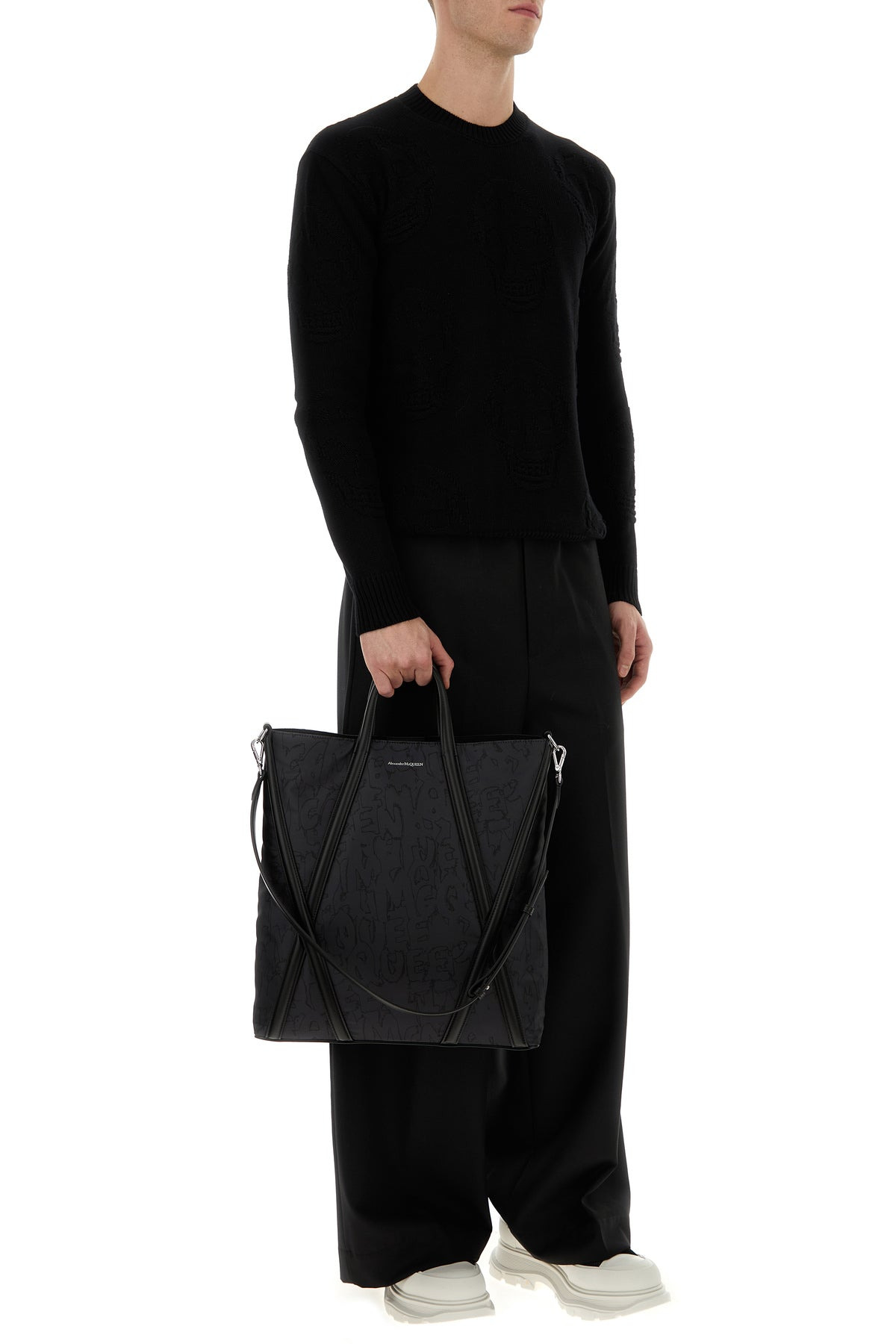 Black cotton sweater - 6