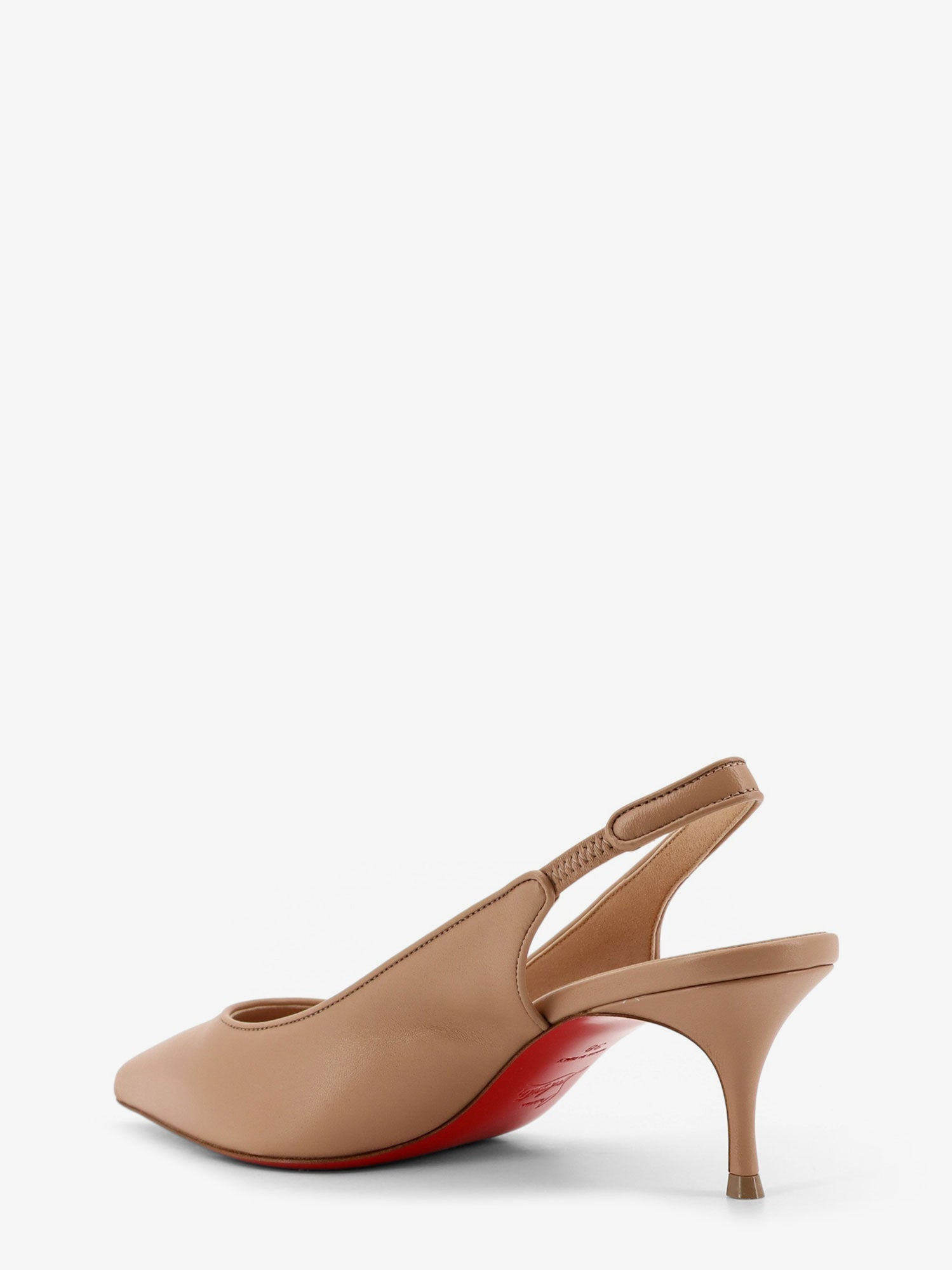 Christian Louboutin Women Sporty Kate Sling 55 Leather Slingback Pumps - 3