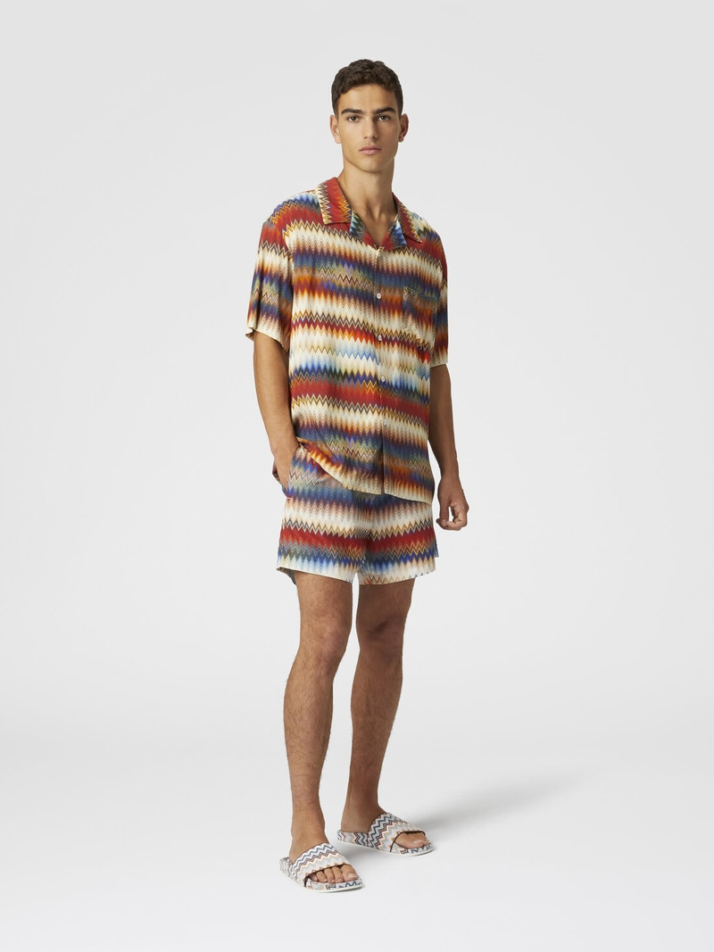 Missoni Swim shorts with gradient micro zigzag print outlook