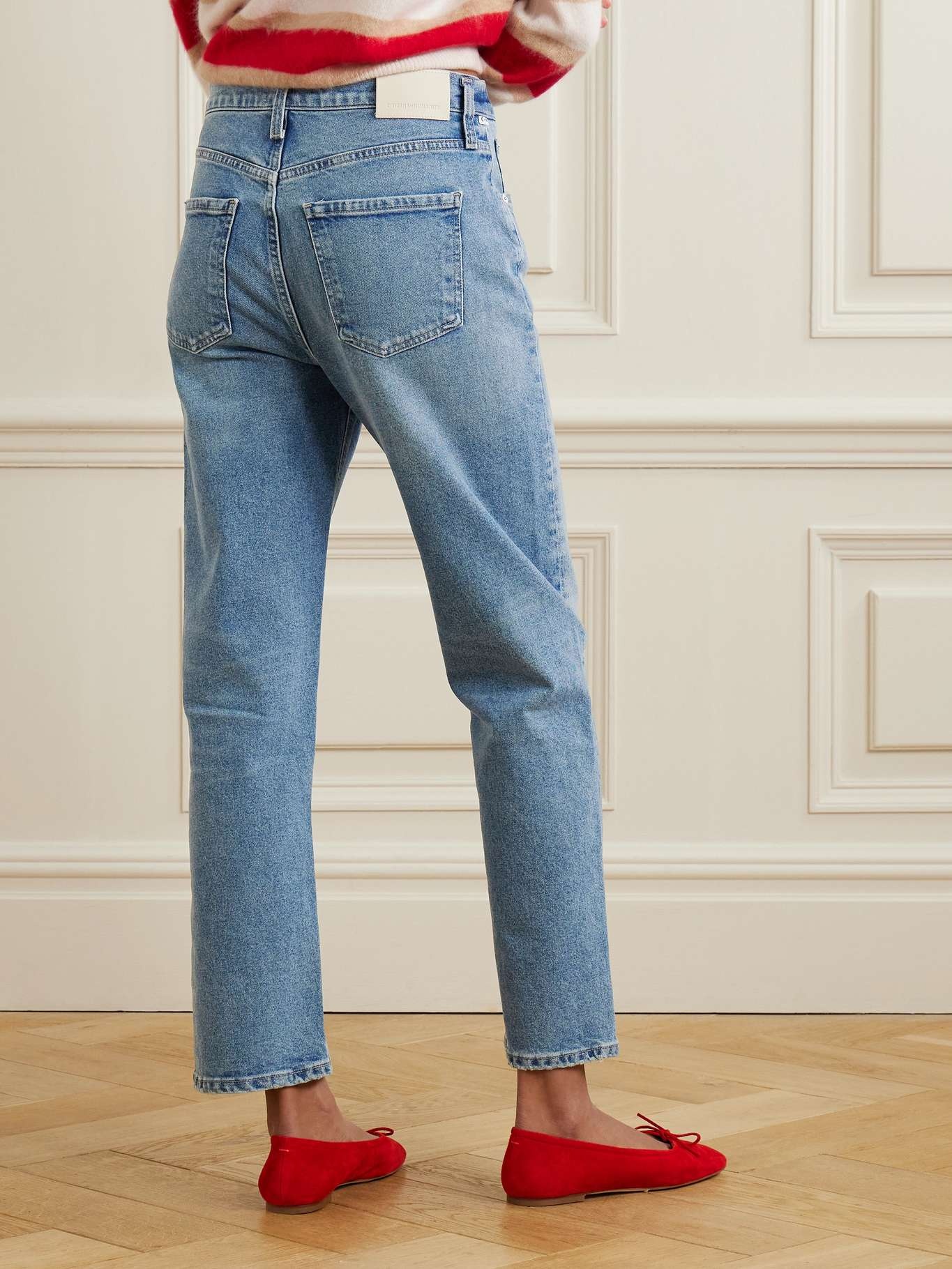 Citizens of Humanity Delfina high-rise straight-leg jeans