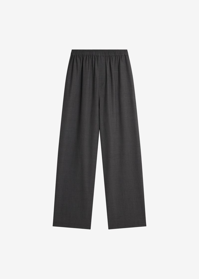 Baxter Plaid Track Pants - Dark Grey 1