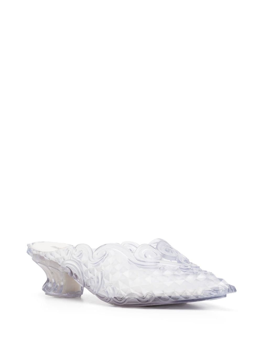 x Melissa 55mm filigree-detailing mules - 2