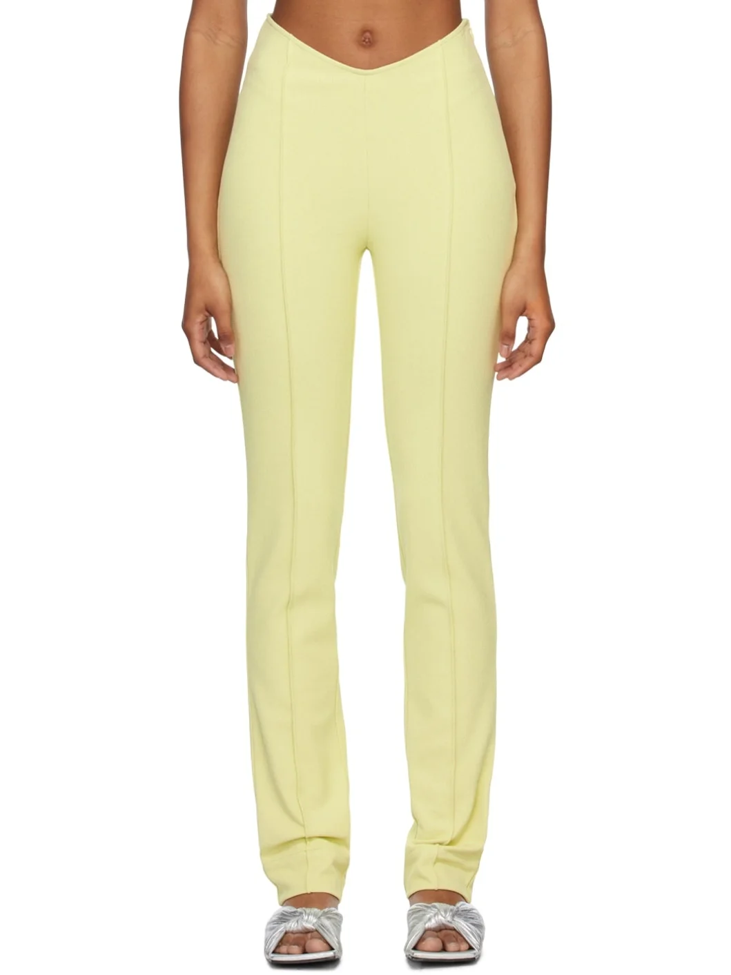 Green Slim-Fit Trousers - 1