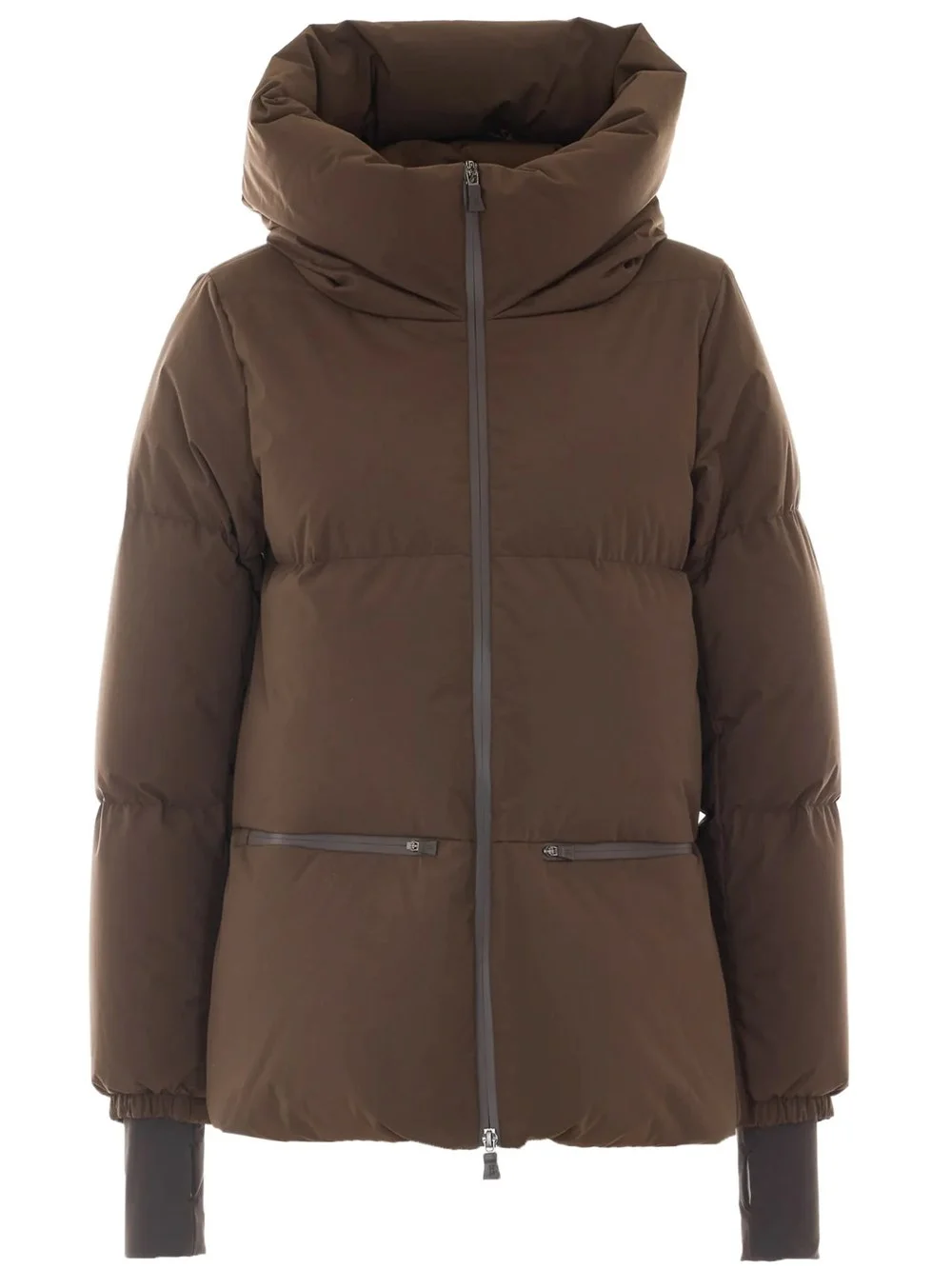 SHORT DOWN JACKET 2LAYERS WITH HOOD - 1