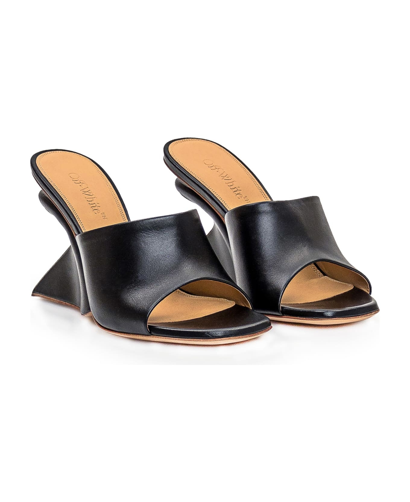 'jug' Black Leather Sandals - 2