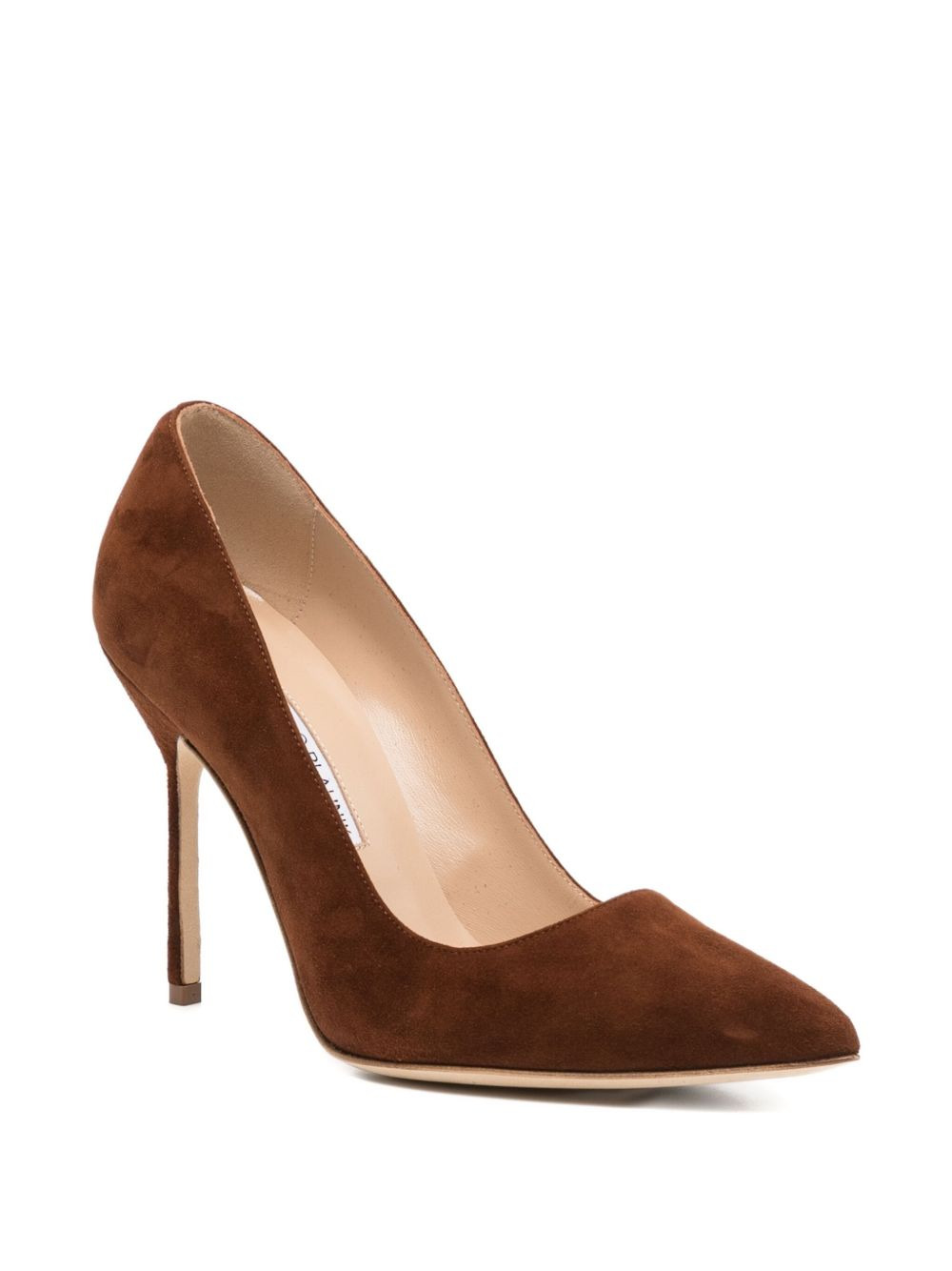 100mm suede pumps - 2