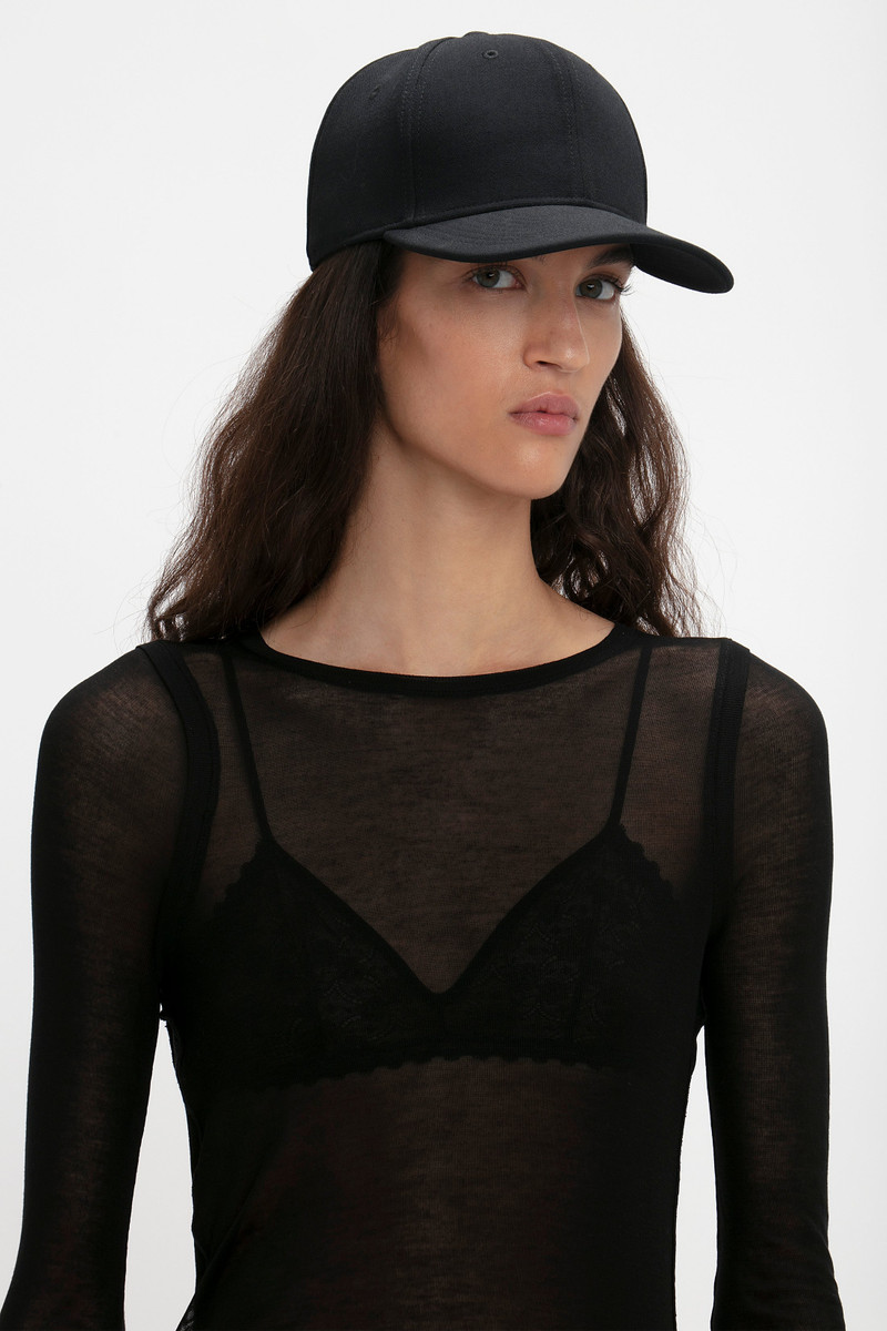 Logo Cap In Black 4