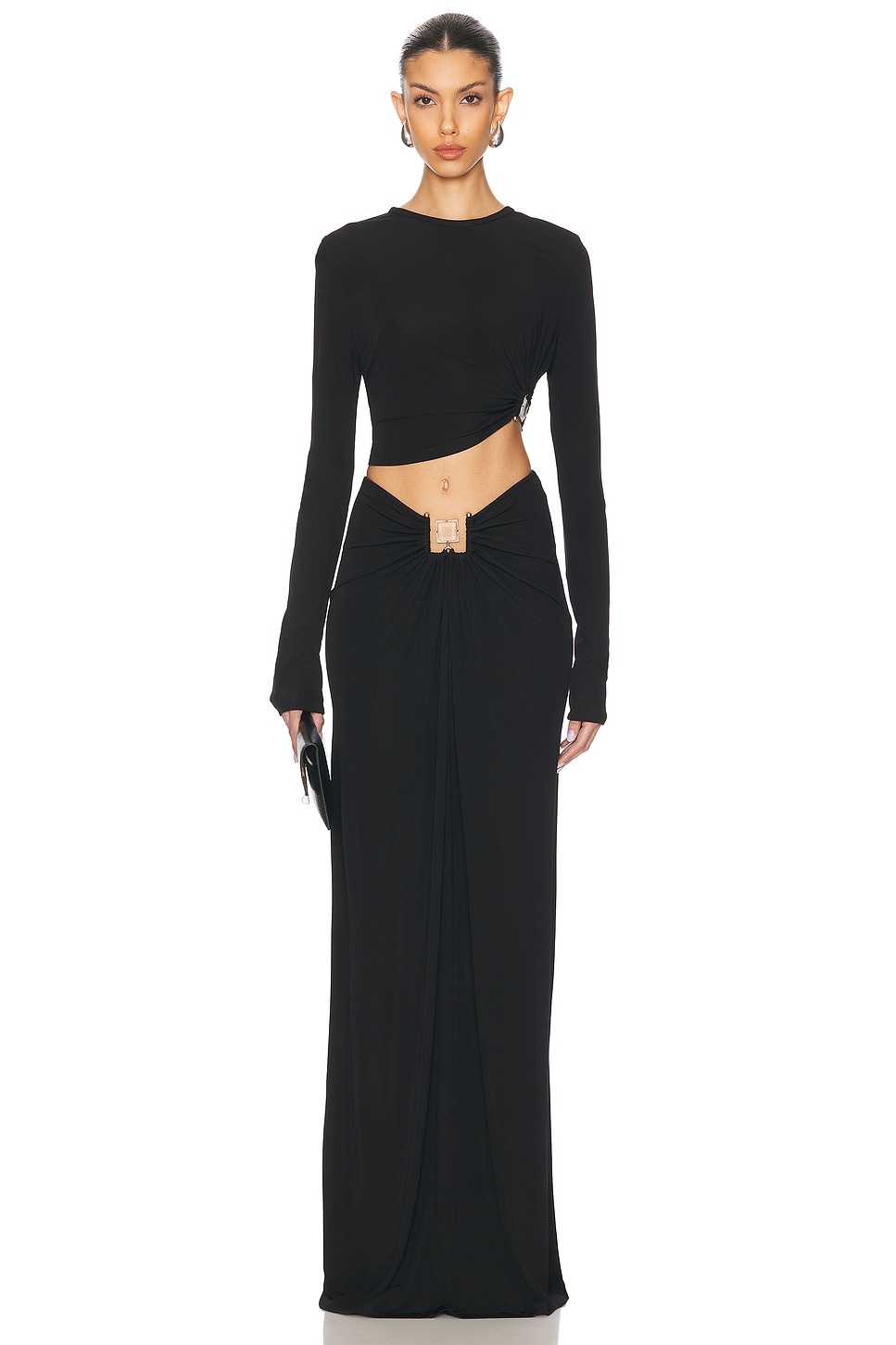 Bezel Quartz Ruched Skirt - 5