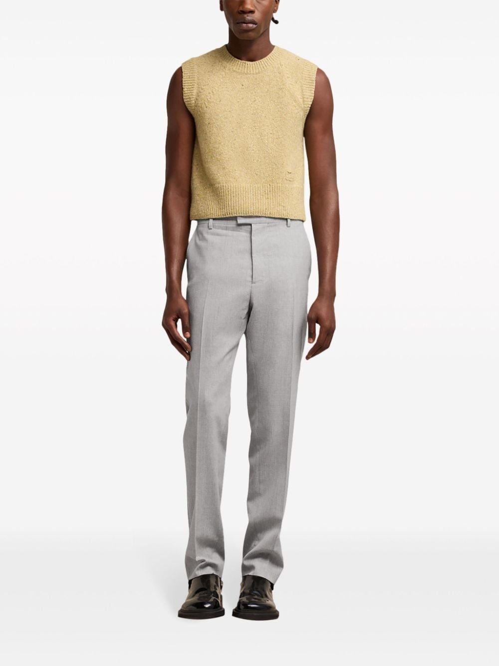 tailored virgin wool trousers - 2