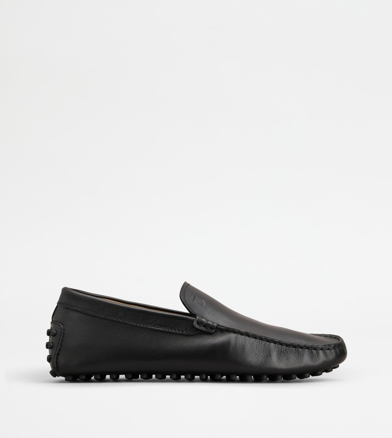 GOMMINO DRIVING SHOES IN LEATHER - BLACK - 1