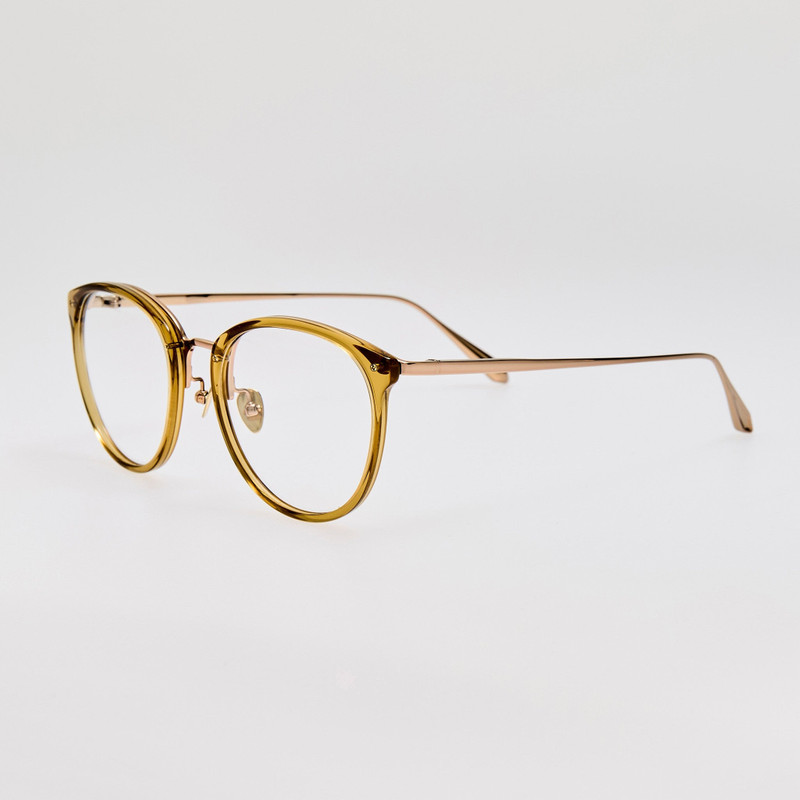 LINDA FARROW Calthorpe Optical in Khaki outlook