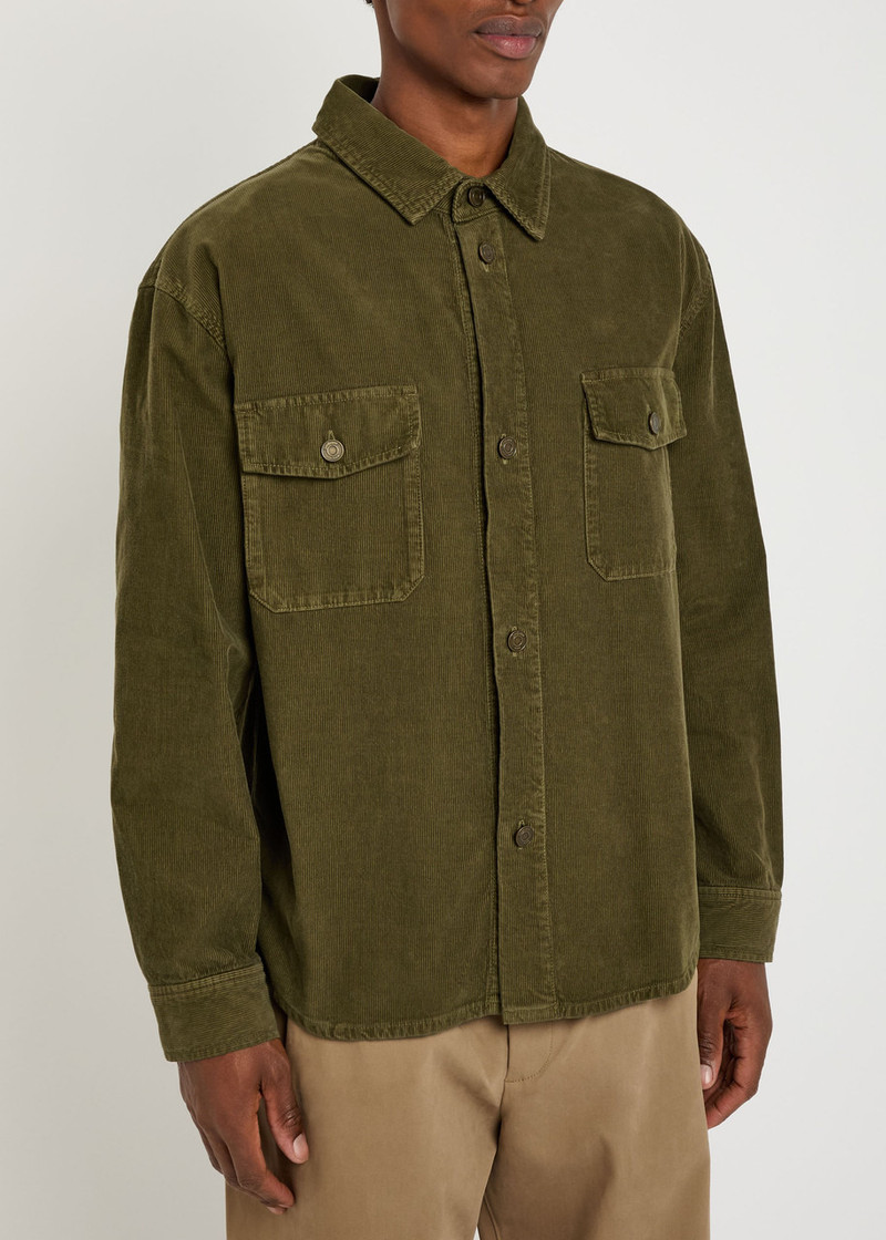 SAINT LAURENT Saint Laurent Corduroy Overshirt outlook
