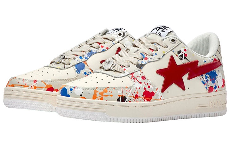 A BATHING APE Bape Sta 'Crean Splash' 1I20-191-009-RED - 2