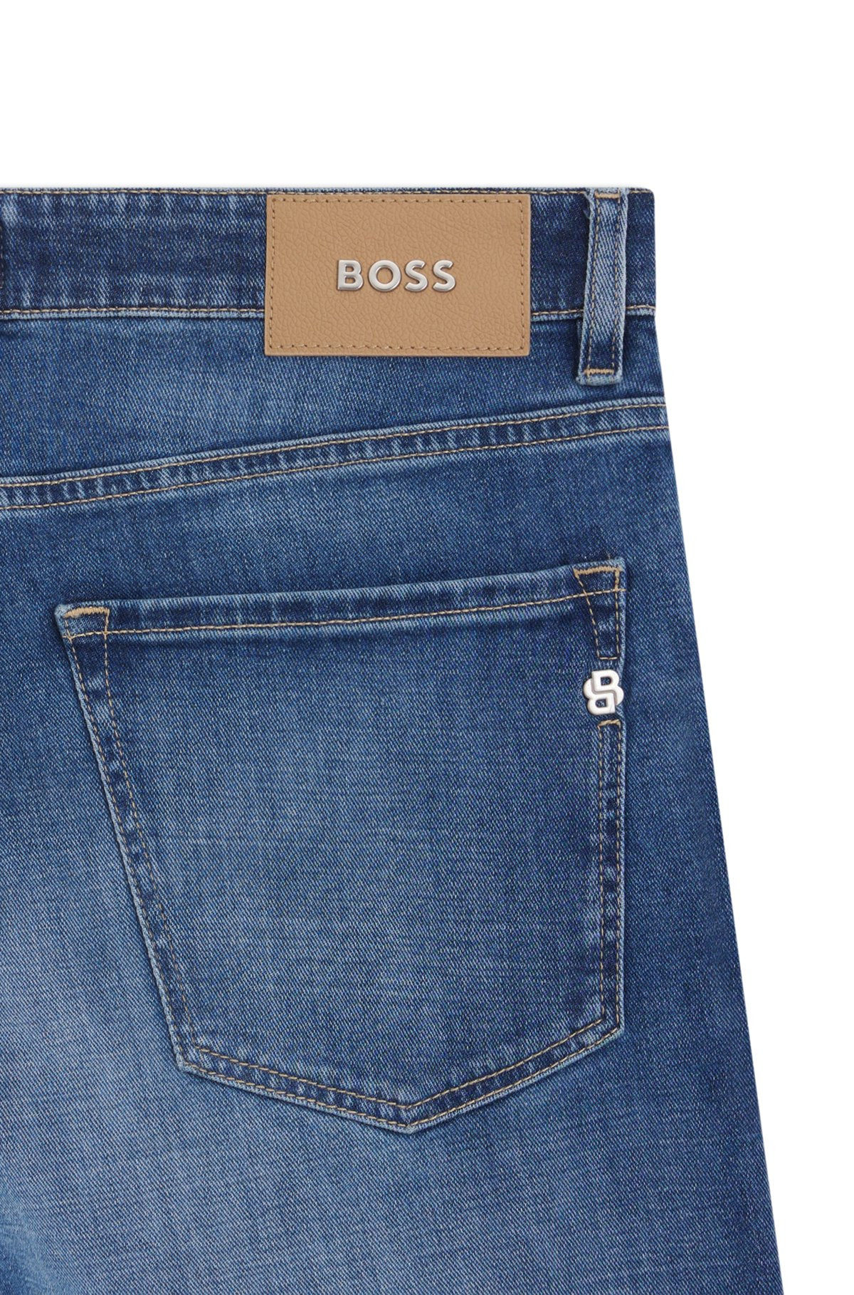 DELAWARE SLIM-FIT JEANS IN BLUE COMFORT-STRETCH DENIM - 6