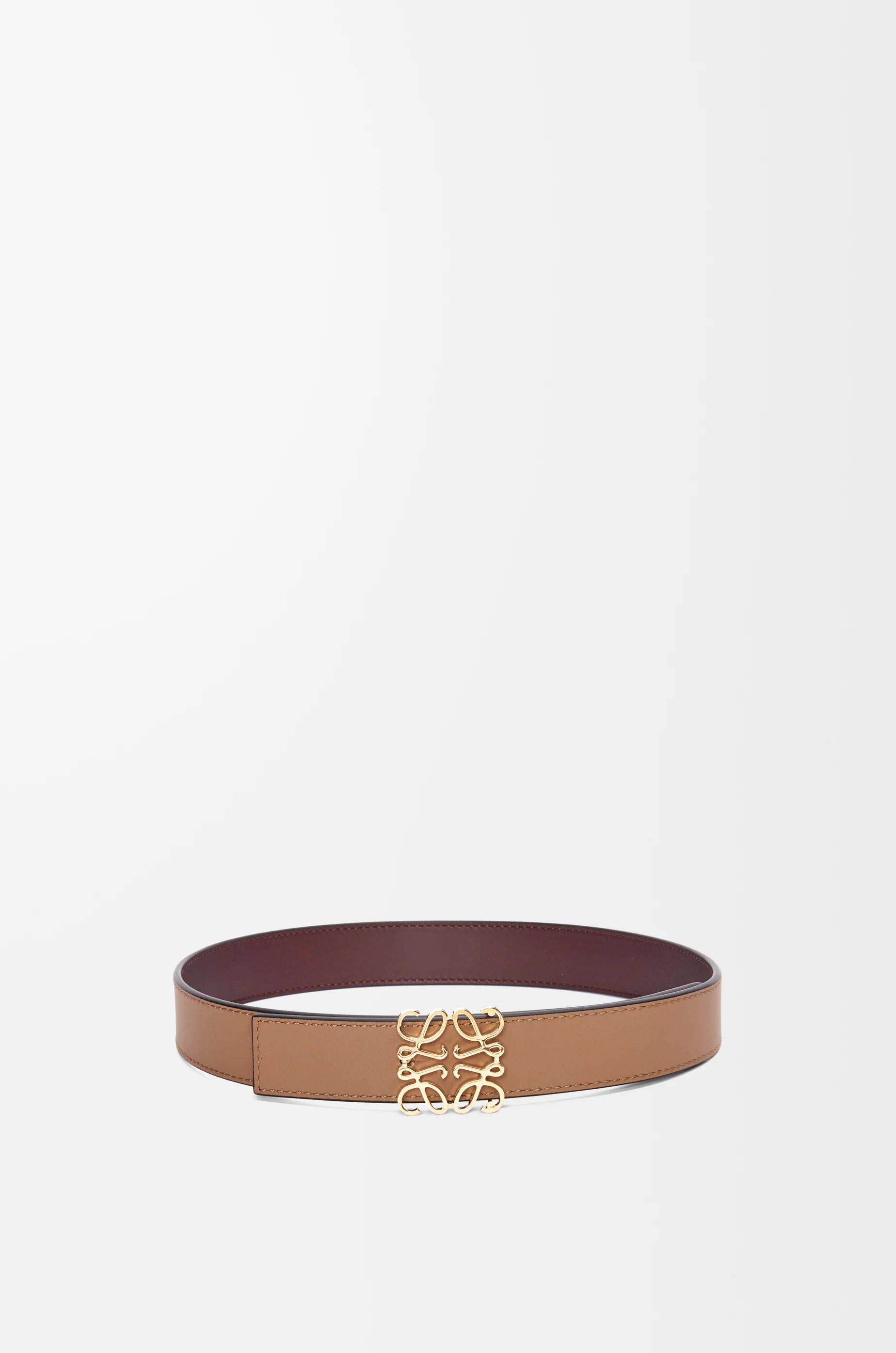 Reversible Anagram belt in smooth calfskin - 3