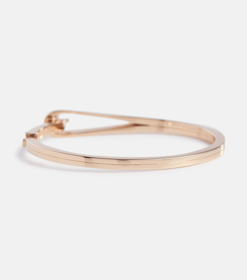 REPOSSI Serti Inversé 18kt rose gold bracelet with diamond outlook