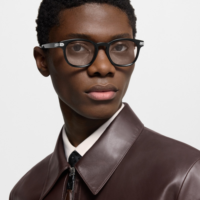 LV Signature Square Round Anti-Blue-Light Glasses 4