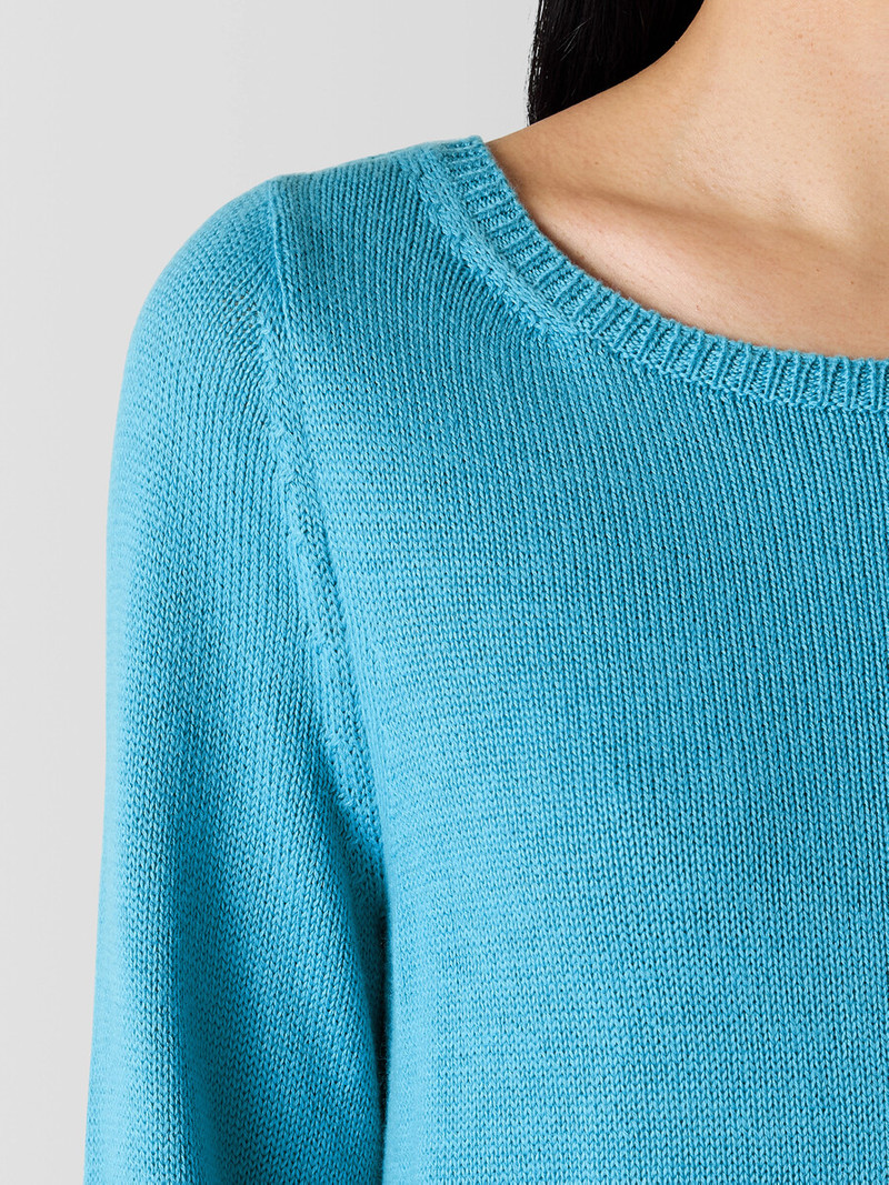 Peruvian Cotton Blend Bateau Neck Top 5