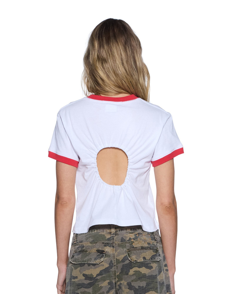 VARSITY SHRUNKEN SS TEE WHITE 3