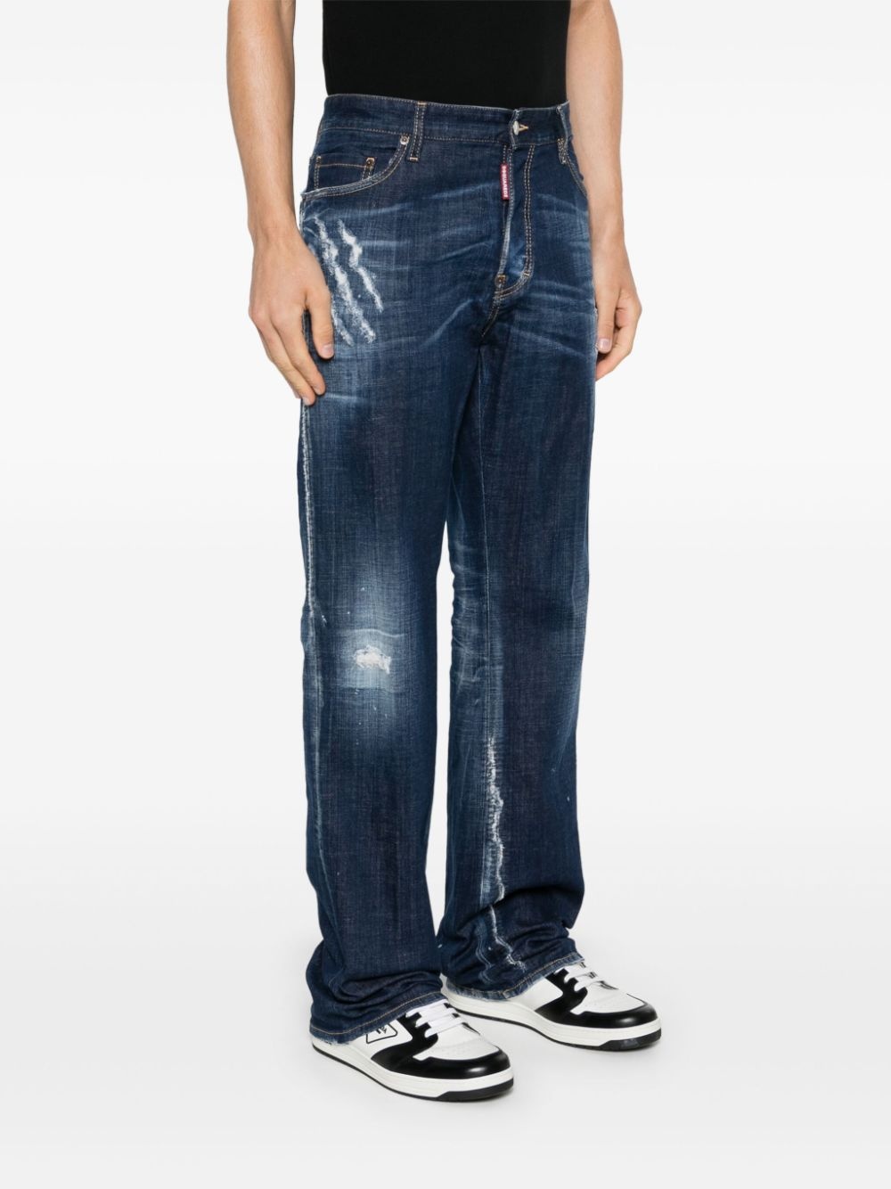 logo-patch jeans - 3