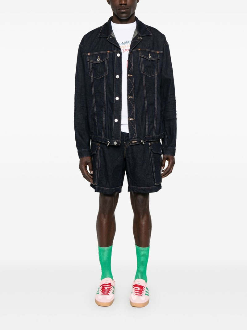DSQUARED2 drawstring denim jacket outlook