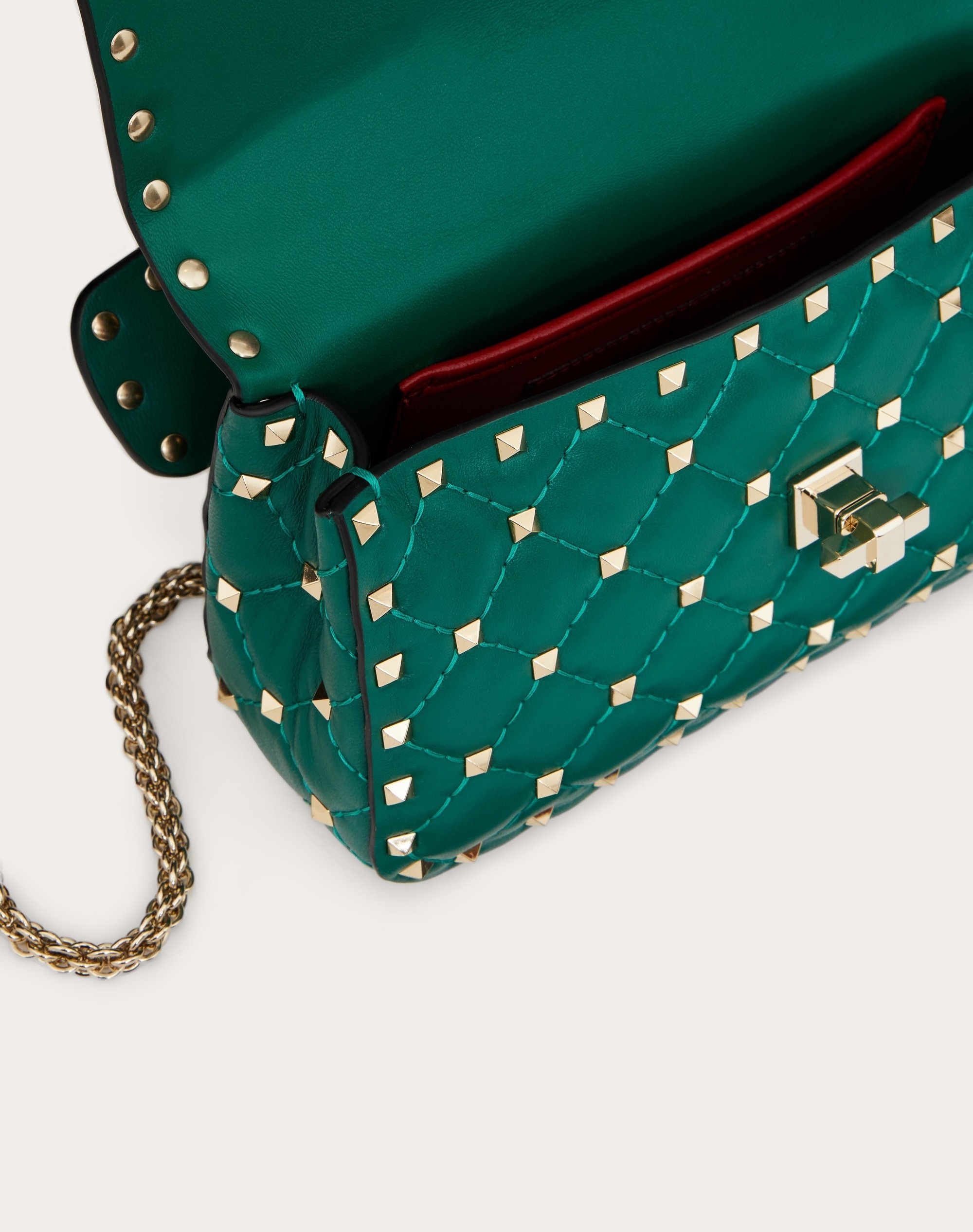 SMALL NAPPA ROCKSTUD SPIKE BAG - 4