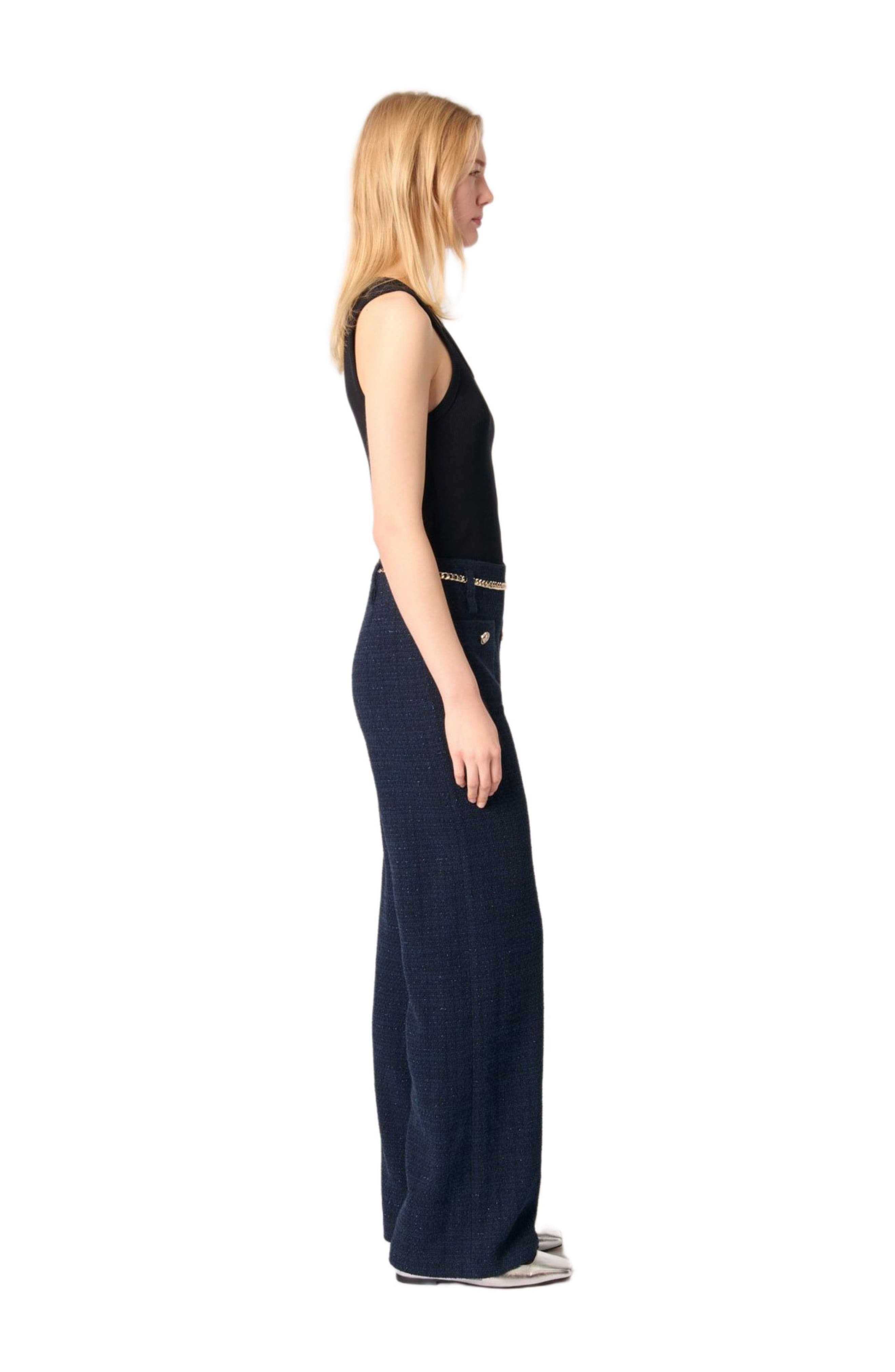 maje Rib knit tank top in Black at Nordstrom - 3