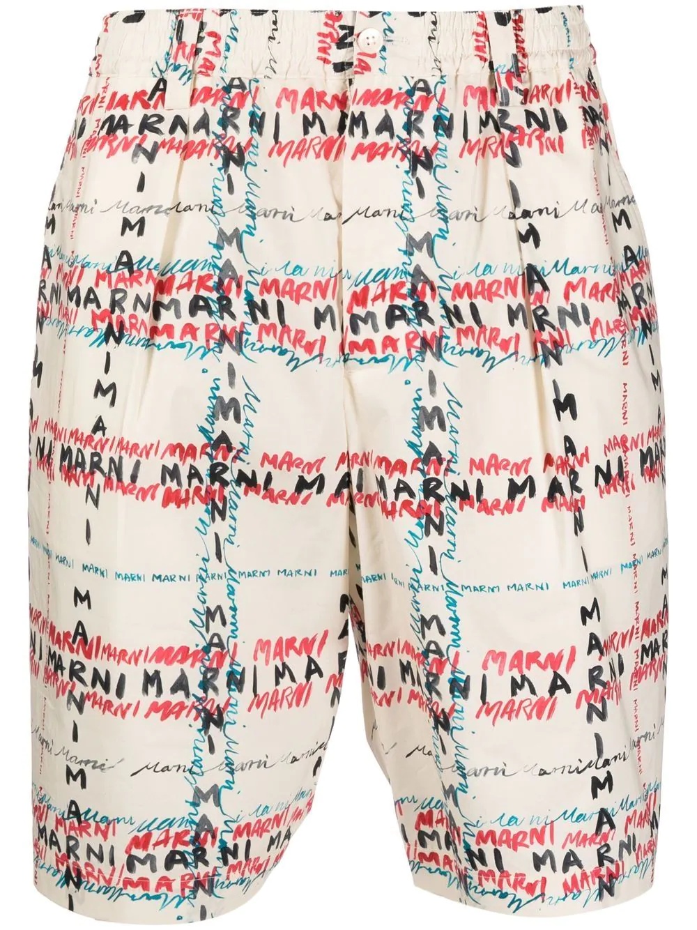 all-over logo-print shorts - 1